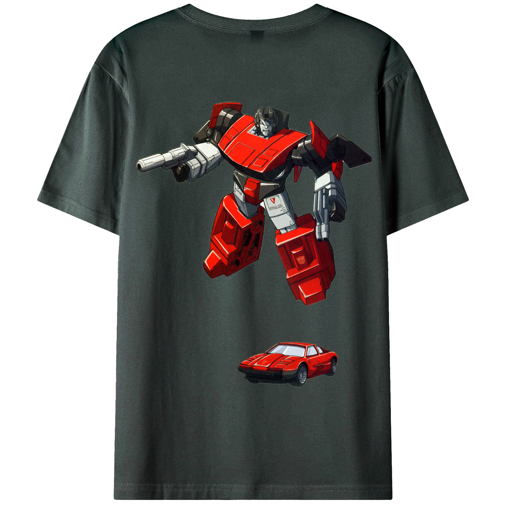 （画像用）  綿100％ メンズ半袖Tシャツ（バックプリント） 通気性